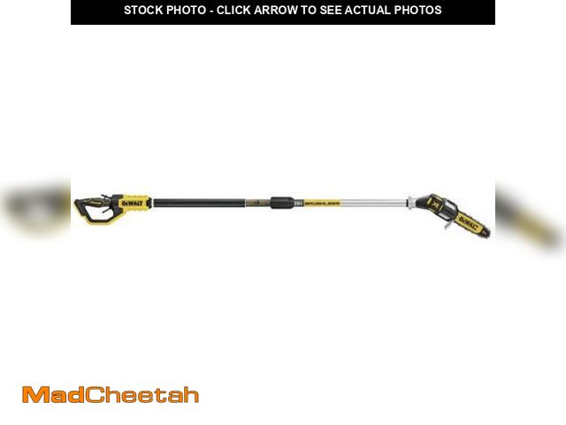 Lot 74-12146101 - DEWALT 20V MAX* XR Brushless Cordless Pole Saw (MISSING HANDLE,TRIGGER.EXTENSION)  - USED