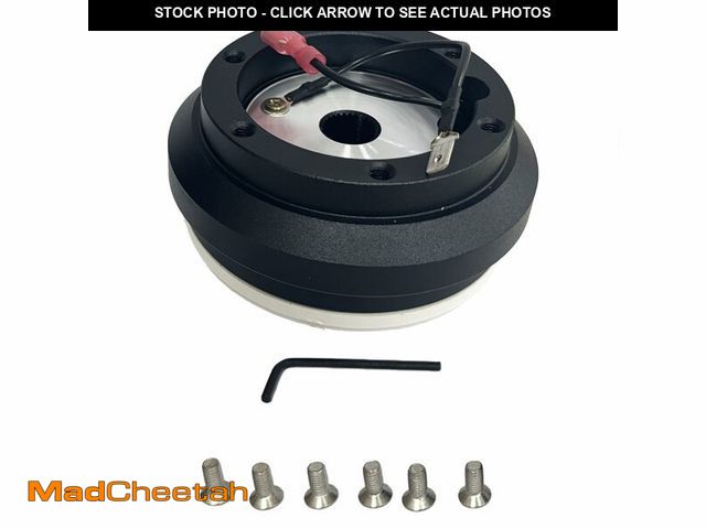 Lot 74-14210849 - Lirinsegie SRK-110H Aluminum Steering Wheel Short Hub Adapter Quick Release Boss Kit Replacement for...