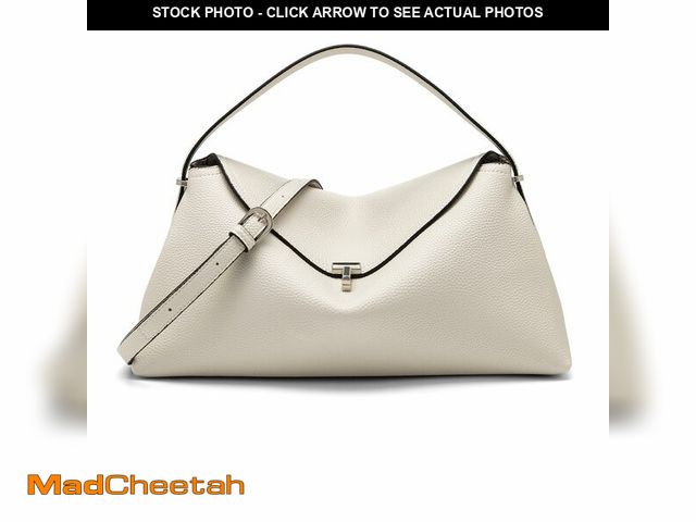Lot 74-14062764 - NGGU White Leather Crossbody Bag for Women, Multiple Compartments for Everyday &amp; Travel - UNUSED