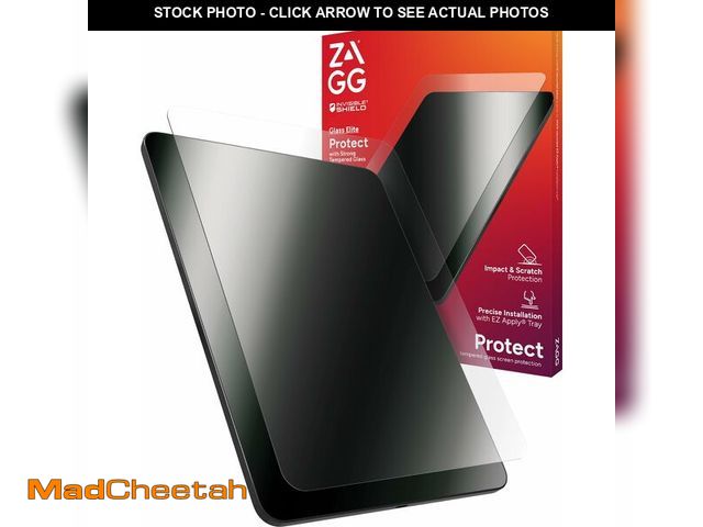 Lot 74-12461684 - ZAGG Glass Elite iPad Air 11" (M3)/ Air 11" (M2) Screen Protector - Ultra-Strong, Scratch-Resistant,...