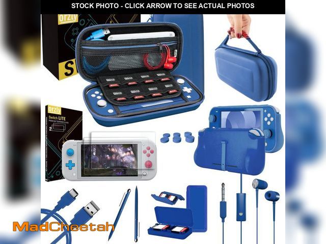 Lot 74-12440524 - Orzly Switch Lite Accessories Bundle - Case &amp; Screen Protector for Nintendo Switch Lite Console,...