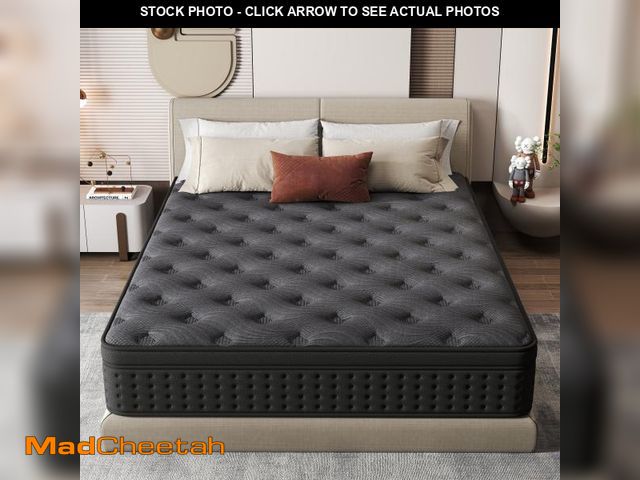 Lot 74-12402763 - Zekbip 12 inch Full Mattress in a Box, Hybrid Gel Memory Foam with Individually Wrapped Pocket Coils...
