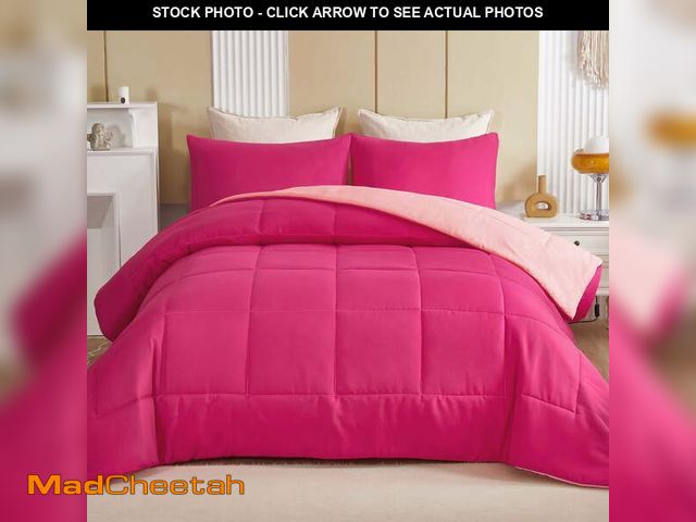 Lot 74-14584843 - Exclusivo Mezcla Lightweight Reversible 3-Piece Comforter Set All Seasons, Down Alternative Comforte...