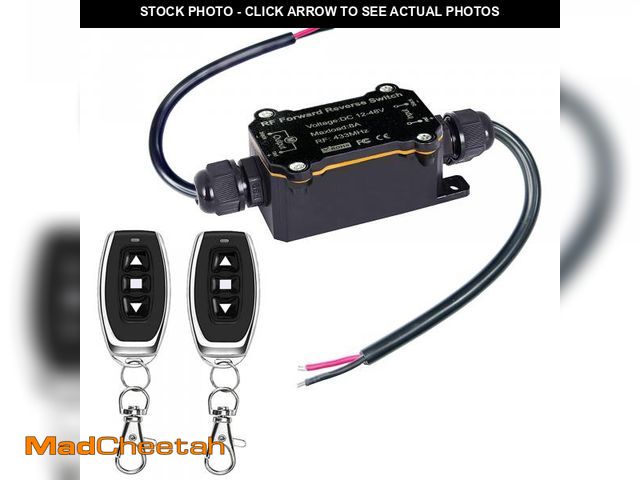 Lot 74-12306716 - Forward and Reverse Remote Switch,DC 12V to 48V 8A Waterproof Remote Control Switch,Linear Actuator ...