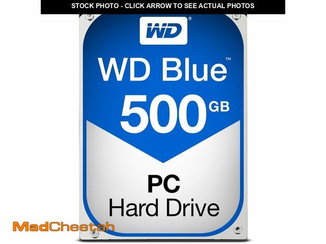 Lot 74-13576328 - WD Blue 500GB Desktop Hard Disk Drive - 7200 RPM Class SATA 6Gb/s 32MB Cache 3.5 Inch - WD5000AZLX -...