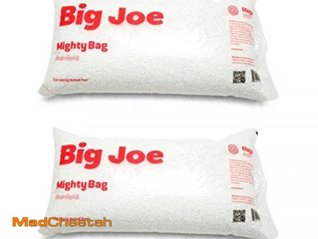 Lot 74-12209800 - Big Joe Bean Refill 2 Pack Polystyrene Beans for Bean Bags or Crafts, 100 Liters per Bag - UNUSED
