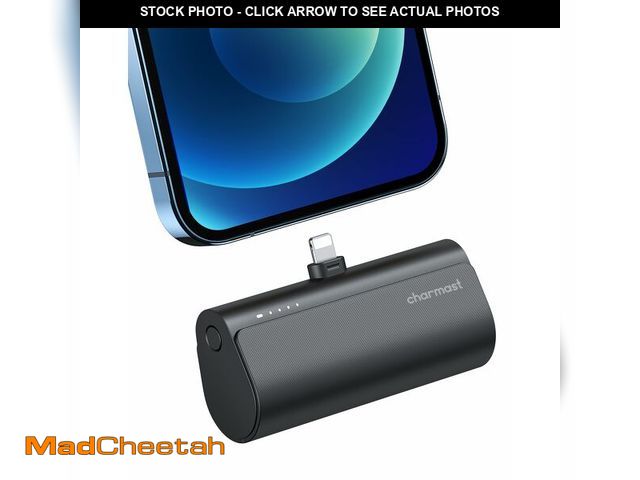 Lot 74-10898927 - Charmast Small Portable Charger 5000mAh, Ultra-Compact 20W PD Fast Charging Power Bank Mini Battery ...