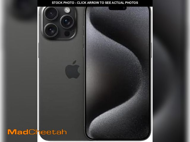 Lot 74-12254019 - Apple iPhone 15 Pro Max, 256GB, Black Titanium - Unlocked (Renewed Premium) - USED