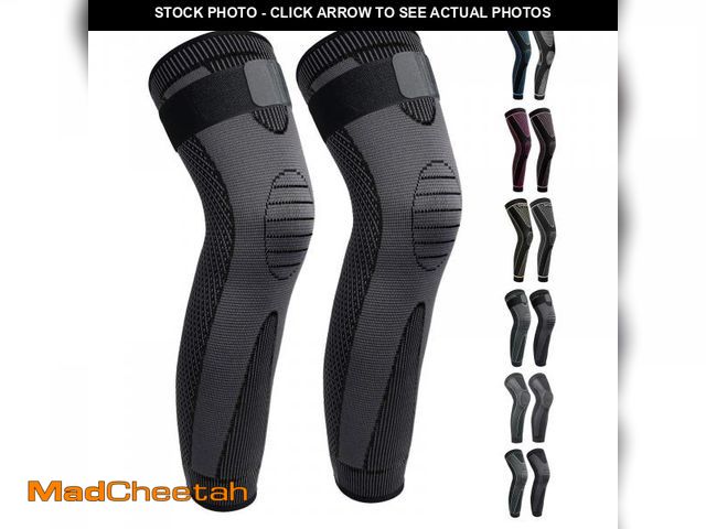 Lot 74-12442319 - SKDK Full Leg Sleeves Long Compression Sleeve Knee Protect, for Man Women Basketball, Arthritis Cycl...