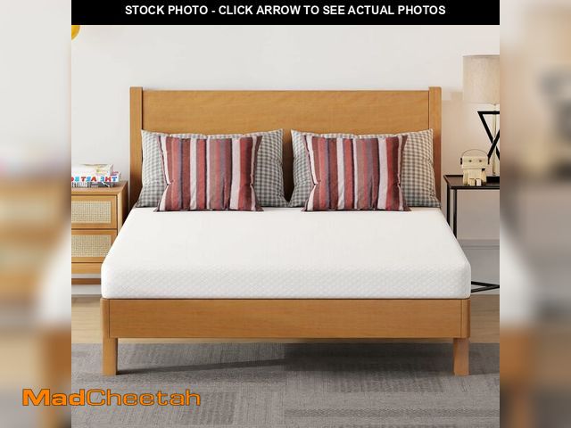 Lot 74-13844523 - FDW | 5 Inch Full Mattress | Medium Firm | Gel Memory Foam Mattress | White | Bed in a Box, CertiPUR...