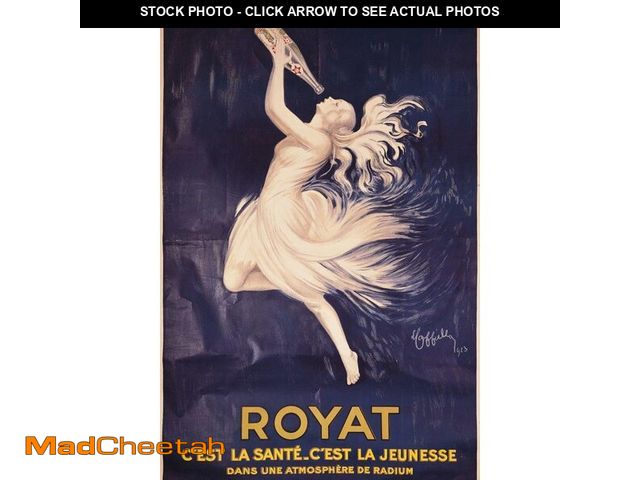 Lot 74-13027644 - ART.COM Wall Art Print Poster for Royat by Leonetto Cappiello, 24" x 36" - USED