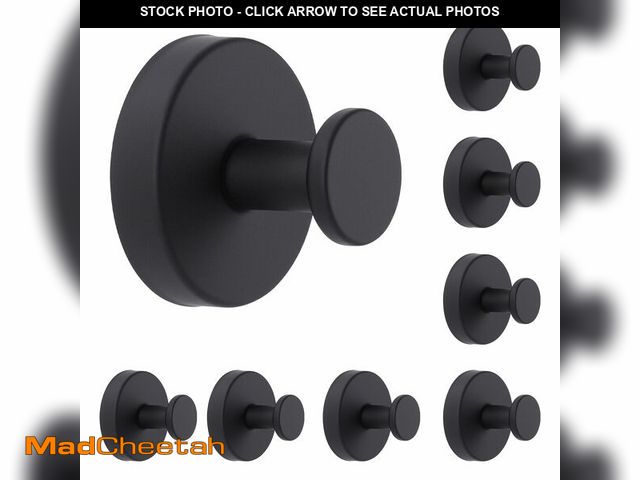 Lot 74-12702886 - levateeta Suction Cup Hooks 8 Pack Removable Towel Shower Hooks for Inside Shower Wall Bathrooms Gla...