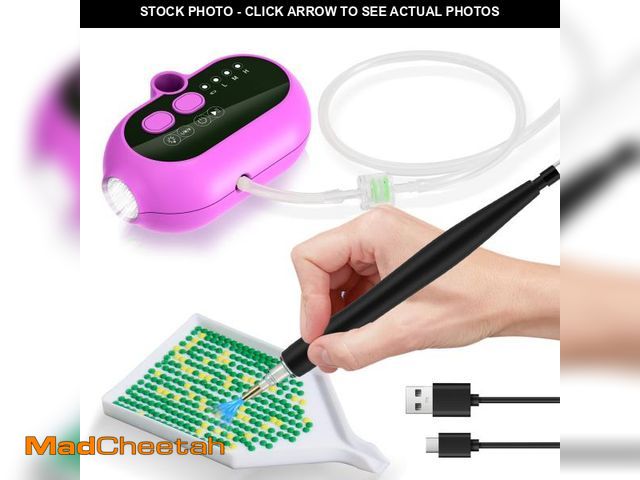 Lot 74-12306018 - Electric Diamond Painting Pen, Vacuum Dimaond Art Pen Ã¢â¬â No Wax Needed, Adjustable Suction &am...