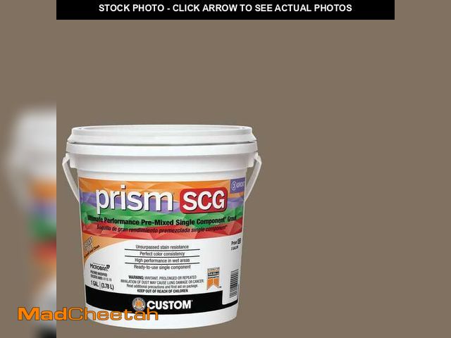 Lot 74-14356692 - Custom Building Products Prism SCG #541 Walnut 1 Gal. Ultimate Performance Pre-Mixed Single Componen...