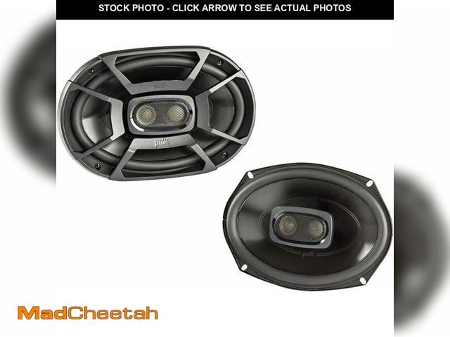 Lot 74-14591384 - (ONE SPEAKER HAS DAMAGE ) Polk Audio DB692 DB+ Series Coaxial Marine 6x9 Speaker for Car &amp; Boat ...