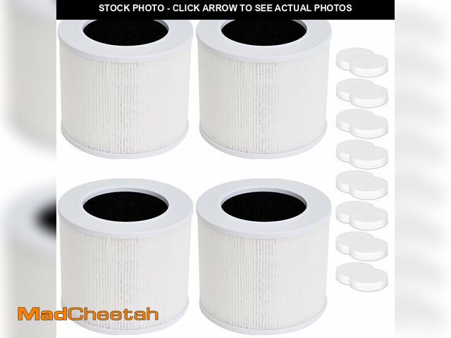Lot 74-13711447 - 4 Pack Core Mini Filter H13 True HEPA Filters Replacement for LEVOIT Core Mini Core Mini-P Air Purif...