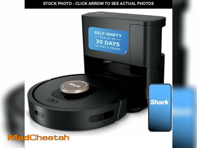 Lot 74-13680231 - Shark AV2501AE AI Robot Vacuum with XL HEPA Self-Empty Base, Bagless, 60-Day Capacity, LIDAR Navigat...