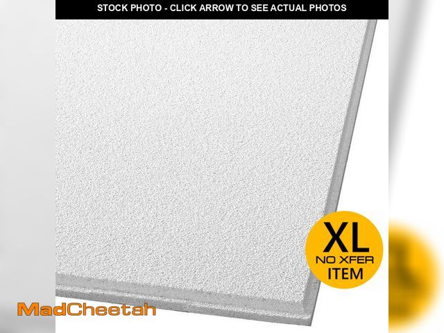 Lot 74-12932904 - Pallet of Armstrong CEILINGS Dune 2 ft. x 2 ft. Tegular Ceiling Panel Ceiling Tile (1,344 total sq. ...