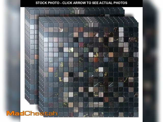 Lot 74-14054497 - weimeisc 10 Sheets Peel and Stick Backsplash Tile for Kitchen, Self-Adhesive Mosaic Tile, Stick on B...