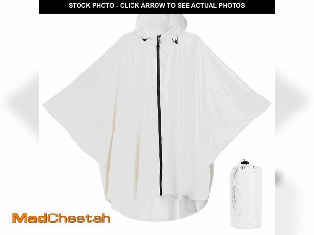 Lot 74-14148266 - Heavy Duty Rain Poncho for Backpacking, Waterproof Lightweight for Adults, Military, Emergency, Camp...