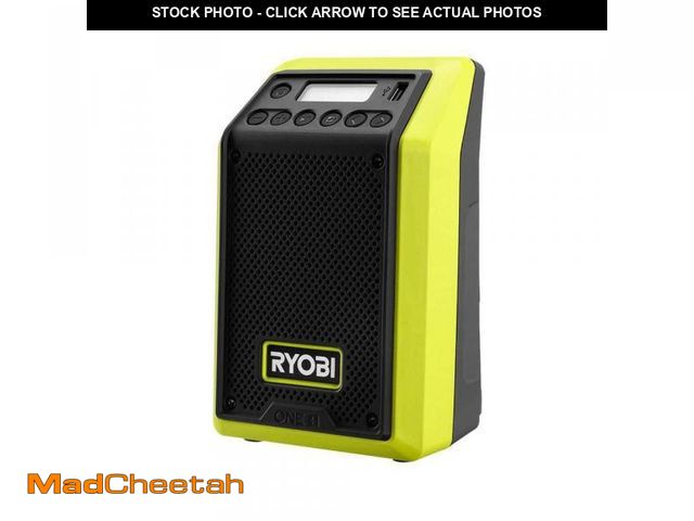Lot 74-11826687 - RYOBI ONE+ 18V Cordless Compact Radio with Bluetooth (Tool Only) - UNUSED