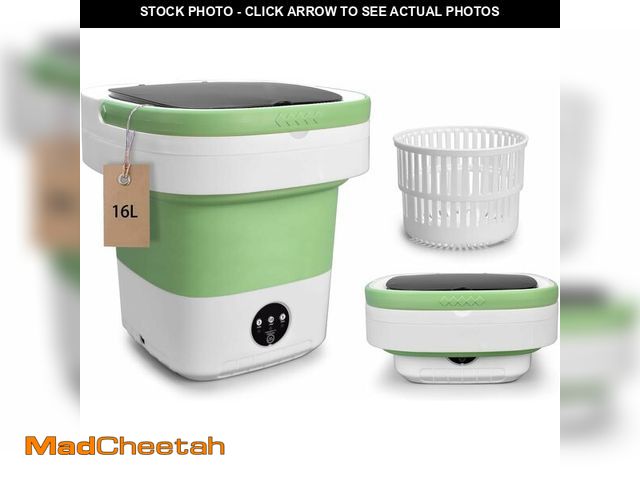 Lot 74-12716120 - Portable Washing Machine, 16L Upgraded with Spin Basket Laundry Machine, 3 Cleaning Modes Suitable f...