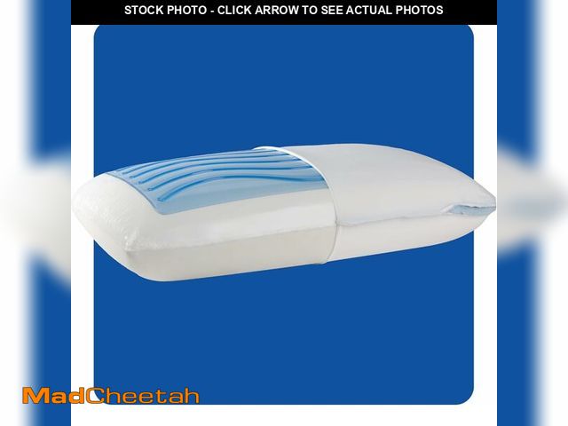 Lot 74-13583472 - Sealy Dreamlife Standard Size Memory Foam Cooling Pillow with SealyChill Cooling Gel, Removable Mach...