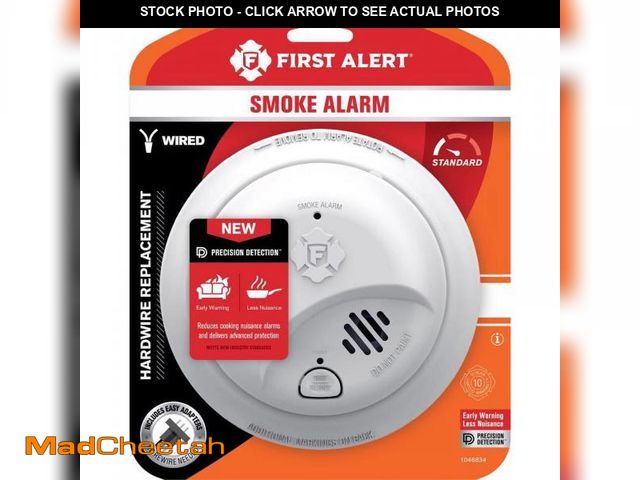 Lot 74-12422953 - First Alert 1046834, Electric Precision Detection Smoke Alarms - UNUSED