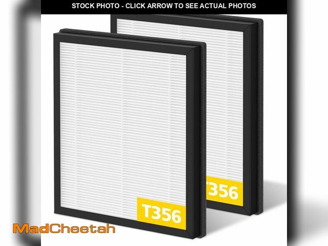 Lot 74-12978384 - T356 Replacement Filter Compatible with Trucozie T356 Air Purifier, 3-IN-1 HEPA with High-Efficiency...