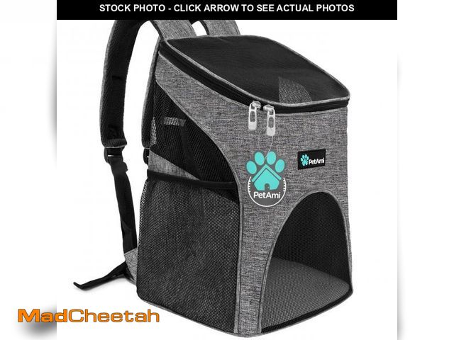 Lot 74-11555131 - PetAmi Small Dogs and Cat Backpack Carrier, Airline Approved Pet Backpack Carrier, Ventilated, Safet...