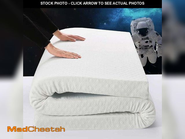 Lot 74-12636344 - MERITLIFE 3" Memory Foam Mattress Topper, Twin - USED