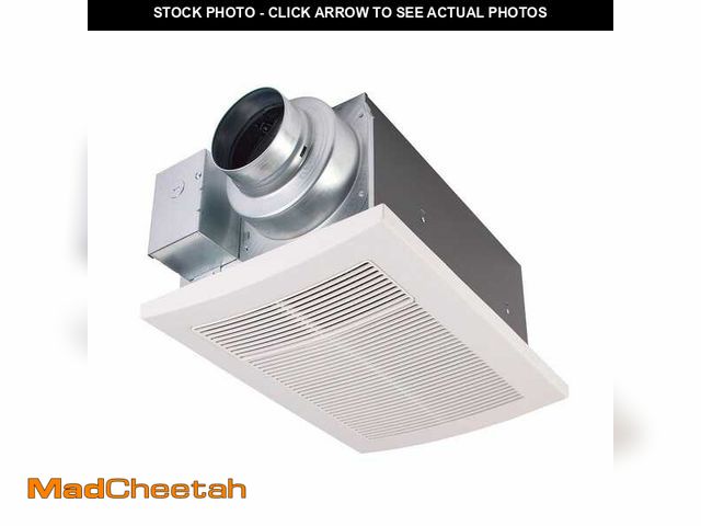 Lot 74-13778641 - Panasonic WhisperWarm DC 50-80-110 CFM Ceiling Bathroom Exhaust Fan with Heater - UNUSED