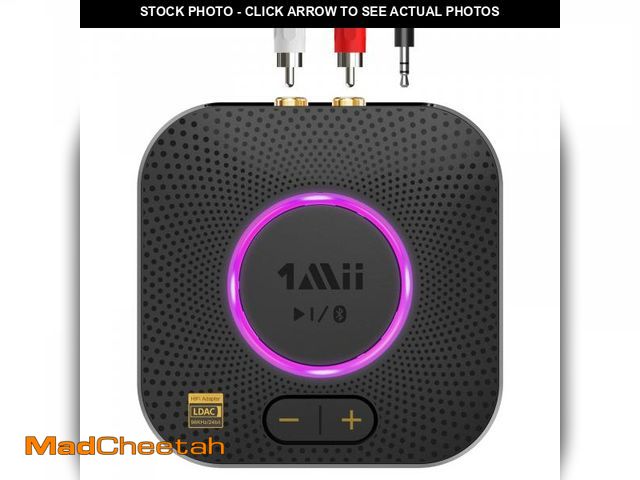 Lot 74-12431637 - 1Mii B06S+ Bluetooth 5.2 Receiver, HiFi Bluetooth Audio Adapter w/LDAC, aptx HD &amp; aptx Low Laten...