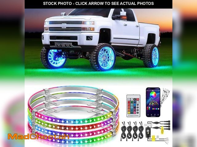 Lot 74-12508685 - Nilight 4PCS 15.5inch LED Wheel Ring Lights RGB with APP and Remote Control Neon Lights Million Colo...