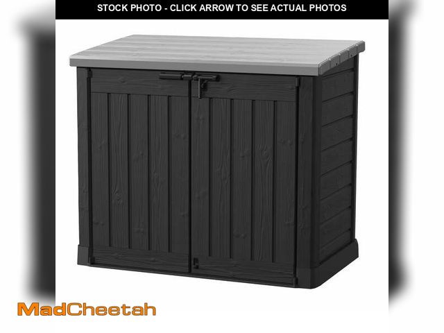 Lot 74-12647961 - Keter Store-It-Out Prime XL Horizontal Durable Resin Outdoor Storage Shed With Heavy Duty Floor and ...