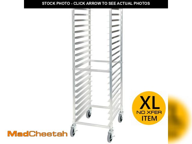 Lot 74-13647699 - Winco Aluminum Sheet Pan/Bun Rack, 3" Spacing, 20 Tier - UNUSED