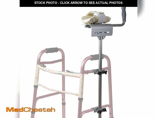 Lot 74-13780163 - MABIS Walker Platform Attachment Adjustable Padded Cuff, Lightweight Aluminum, FSA/HSA Eligible - US...