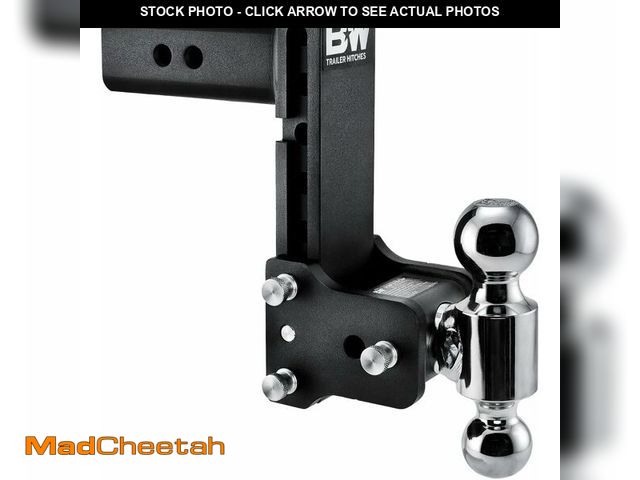 Lot 74-13212669 - B&amp;W Trailer Hitches Tow &amp; Stow Adjustable Trailer Hitch Ball Mount - Fits 2.5" Receiver, Dua...