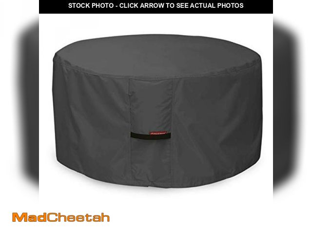 Lot 74-12330669 - Porch Shield Fire Pit Cover - Waterproof 600D Heavy Duty Fade Resistant Round Patio Fire Bowl Cover ...