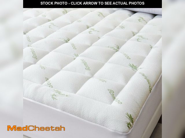 Lot 74-13583763 - Bioeartha Cooling Mattress Topper Queen Ã¢â¬â Extra Soft Pillow Top Mattress Pad, Breathable Visc...