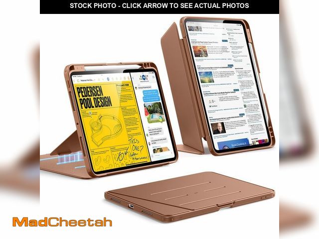 Lot 74-14425836 - ESR for iPad Pro 11 Inch Case (M5/M4) 2025/2024, Vertical Stand Cover with Pencil Holder, Ultra-Stab...