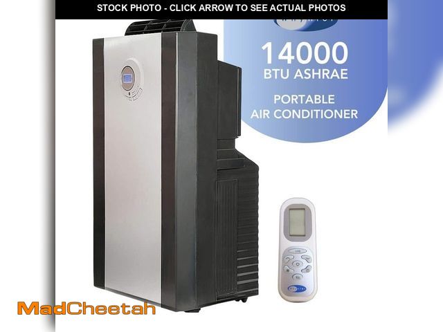 Lot 74-13076124 - (MISSING REMOTE) Whynter 9,456 (DOE) BTU Portable Air Conditioner Cools 500 Sq. Ft. with Dehumidifie...