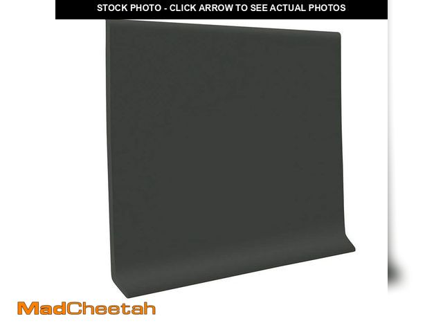 Lot 74-14447552 - ROPPE 700 Series Black Brown 4 in. W x 1/8 in. T x 120 ft. L Thermoplastic Rubber Wall Cove Base Coi...