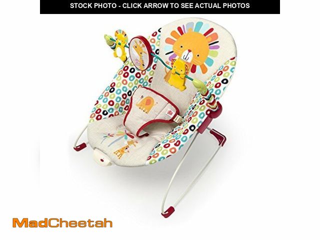 Lot 74-12543896 - Bright Starts Portable Baby Bouncer Soothing Vibrations Infant Seat with Removable-Toy-Bar, 0-6 Mont...