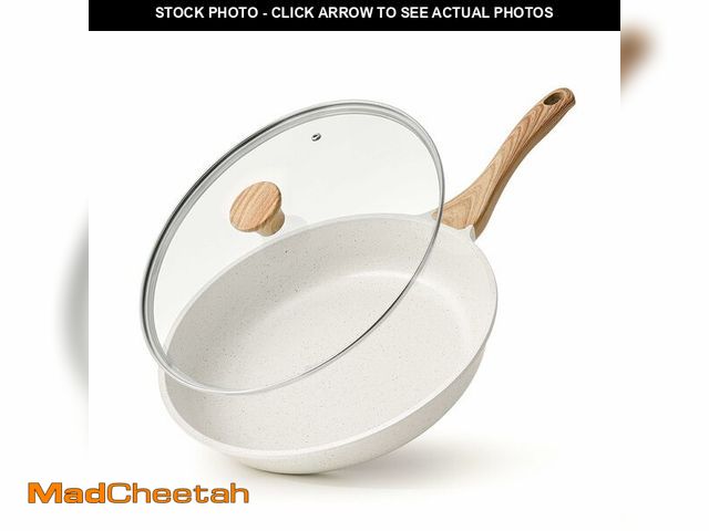 Lot 74-14064446 - SENSARTE Nonstick Ceramic Frying Pan with Lid 8/9.5/10/11/12.5 Inch Omelet Pan Skillet, Free of Inte...
