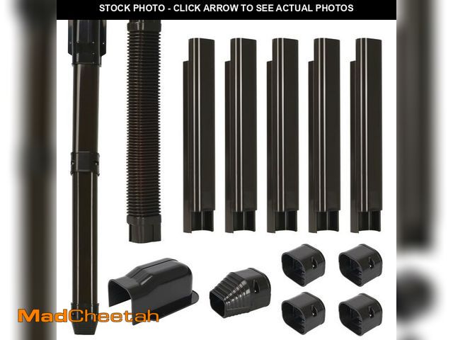 Lot 74-14265136 - BEWAVE Mini Split Line Set Cover Kit, Decorative PVC Tubing Cover Kit for Mini Split Air Conditioner...