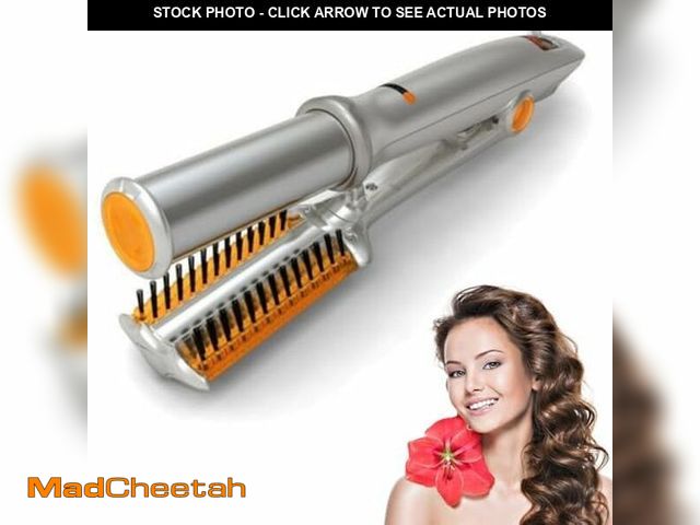 Lot 74-14263379 - 2 in1 Hair Curler Straighter Rotating Iron, Curling Iron Wand for Hair Curling and Straighting, Dry ...