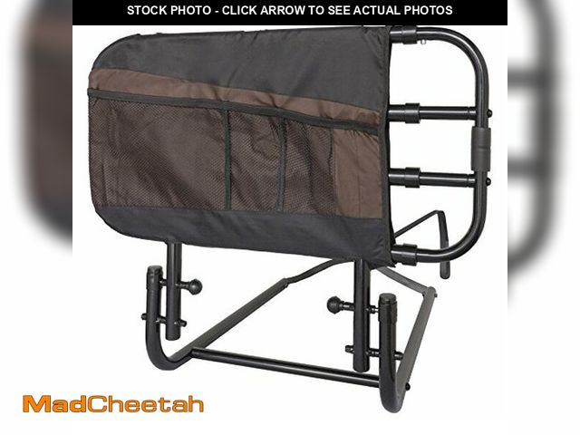 Lot 74-12267281 - Stander EZ Adjust Bed Rail, Adjustable Senior Bedrail and Safety Assist Railing for Elderly Adults w...