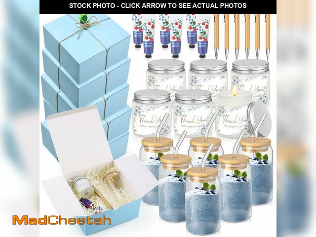 Lot 74-13547660 - Reallnaive 6 Sets Baby Shower Prizes for Game Winners, Baby Shower Favors Including Glass Cup Scente...