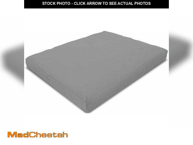 Lot 74-12836624 - Cotton 32x26" Zabuton Meditation Cushion with Natural Recycled Cotton Fill â Zen Kneeling Pad Base...